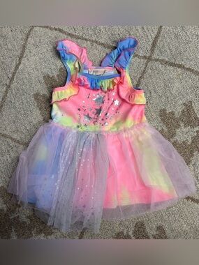 Baby Sara Rainbow Pink Tulle Fairy Costume Dress 24M